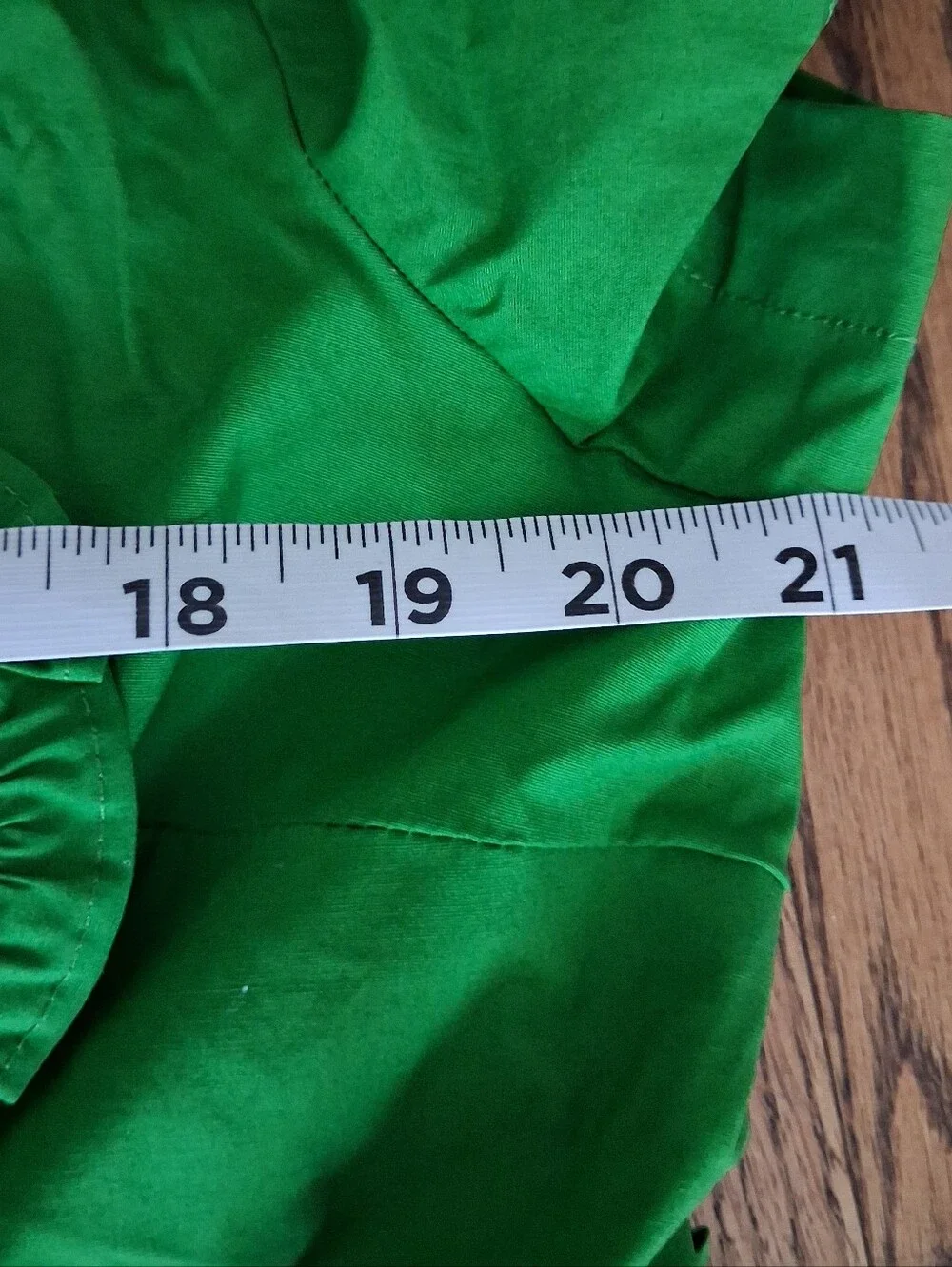 Kate‎ Spade xTarget Green Ruffle Dress Midi Button Front Short Sleeve Sz L